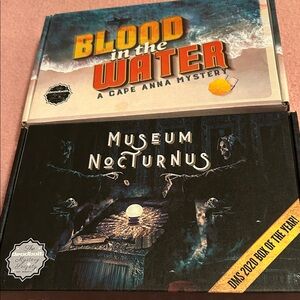 Blood in the Water: A Cape Anna Mystery  & Museum Nocturnus Mystery Games